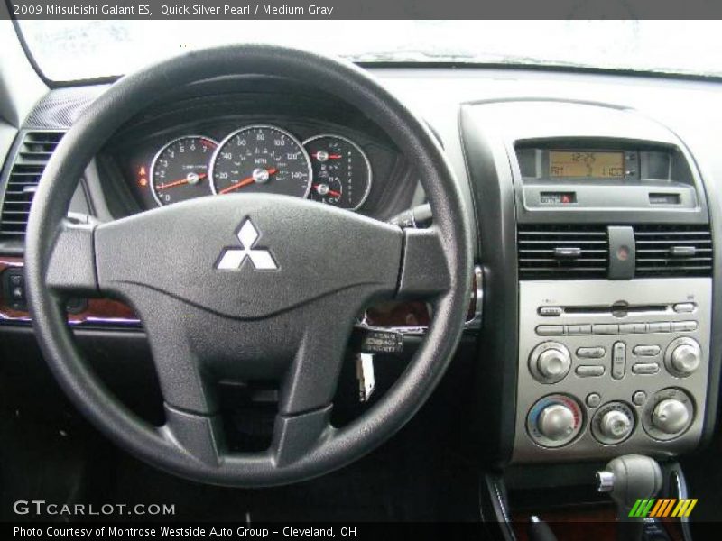 Quick Silver Pearl / Medium Gray 2009 Mitsubishi Galant ES