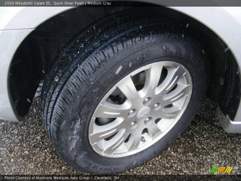 Quick Silver Pearl / Medium Gray 2009 Mitsubishi Galant ES