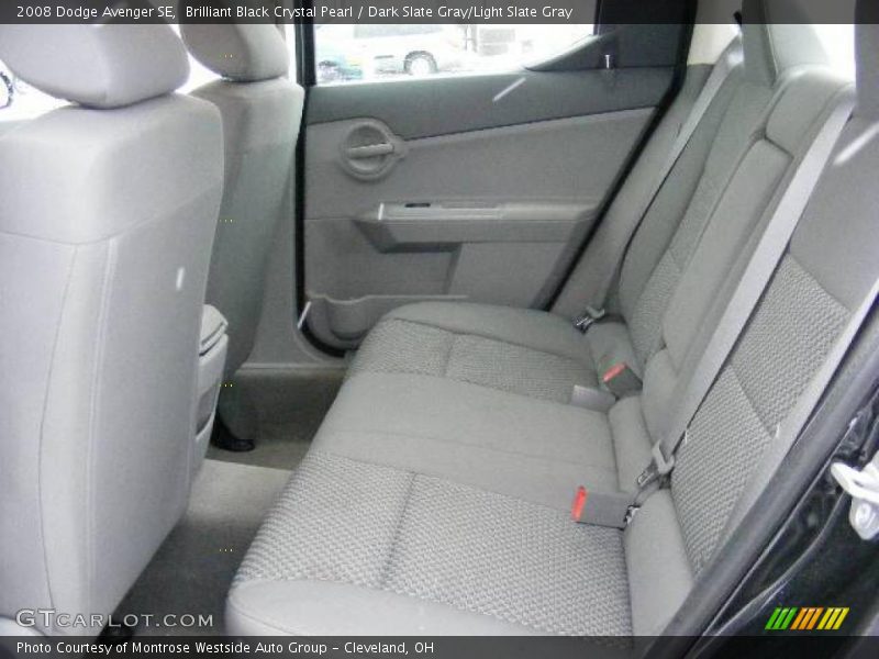Brilliant Black Crystal Pearl / Dark Slate Gray/Light Slate Gray 2008 Dodge Avenger SE