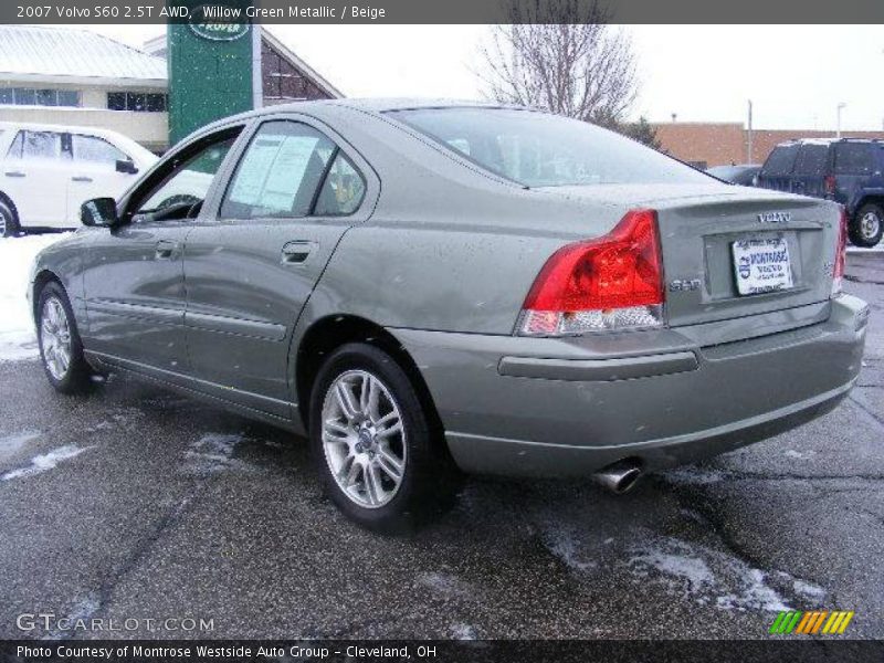 Willow Green Metallic / Beige 2007 Volvo S60 2.5T AWD