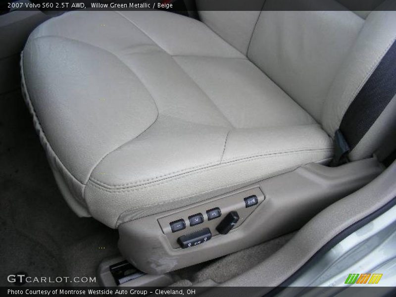Willow Green Metallic / Beige 2007 Volvo S60 2.5T AWD