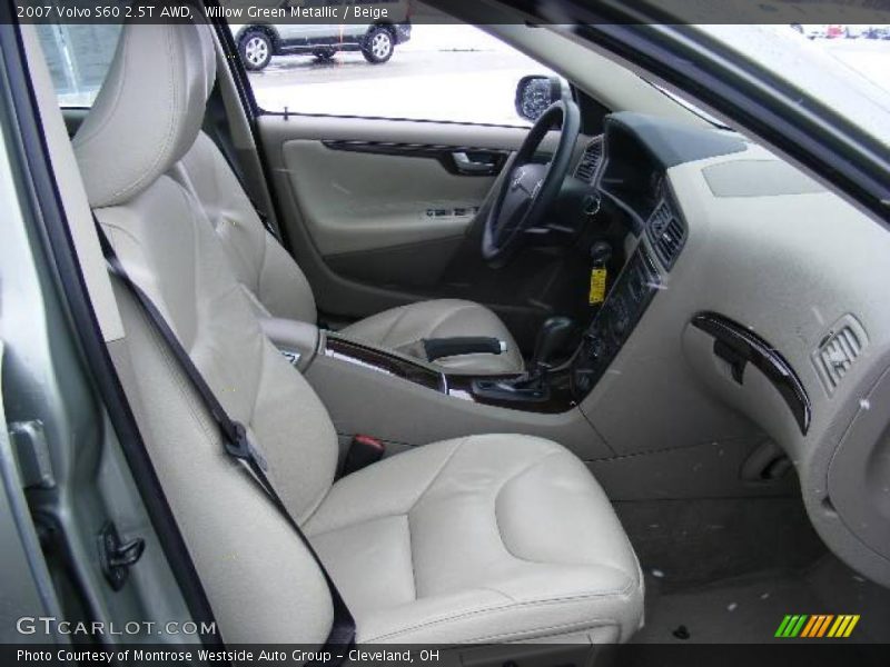 Willow Green Metallic / Beige 2007 Volvo S60 2.5T AWD