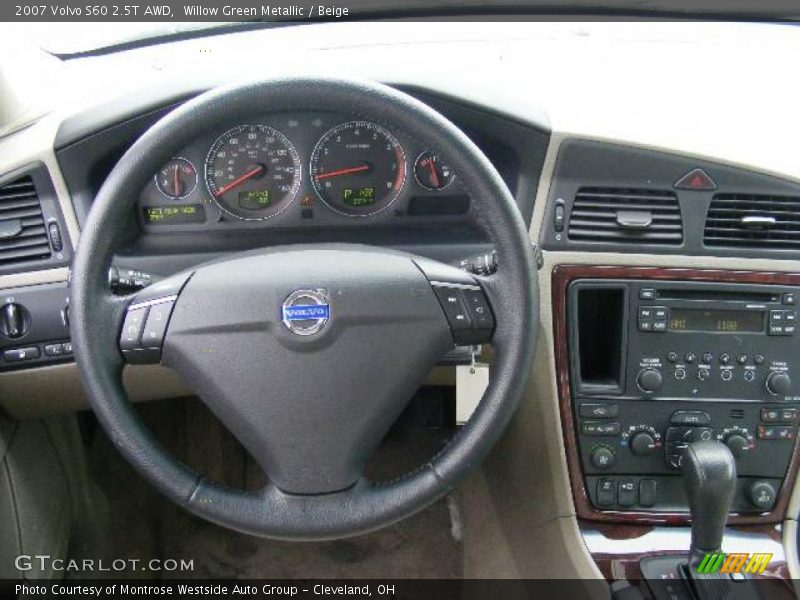 Willow Green Metallic / Beige 2007 Volvo S60 2.5T AWD