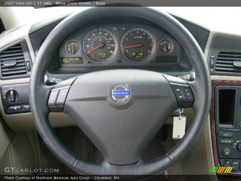 Willow Green Metallic / Beige 2007 Volvo S60 2.5T AWD