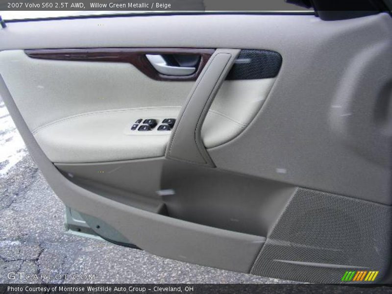 Willow Green Metallic / Beige 2007 Volvo S60 2.5T AWD