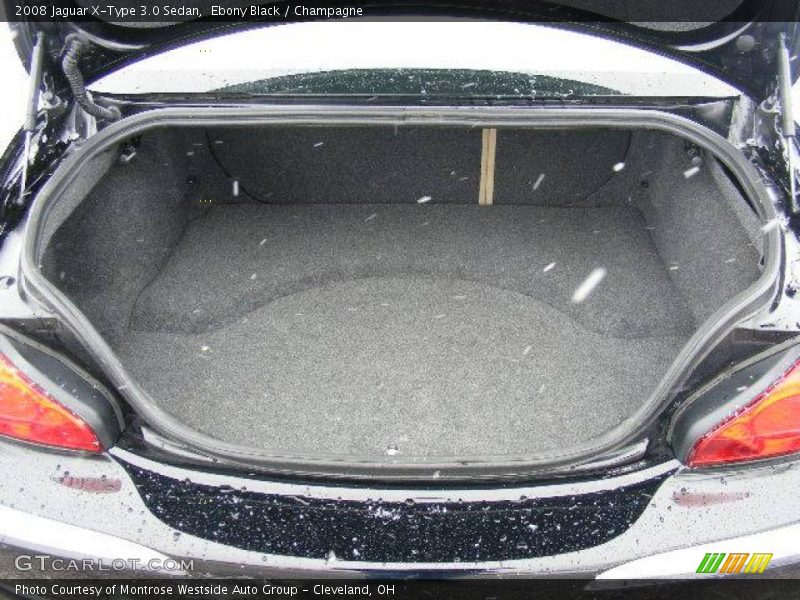 Ebony Black / Champagne 2008 Jaguar X-Type 3.0 Sedan