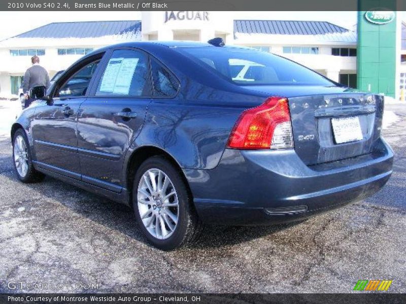 Barents Blue Metallic / Off Black 2010 Volvo S40 2.4i