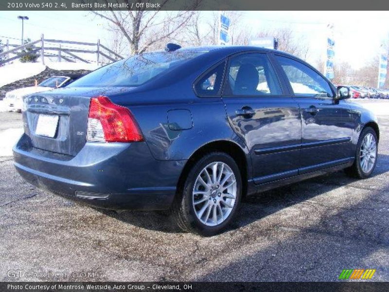 Barents Blue Metallic / Off Black 2010 Volvo S40 2.4i