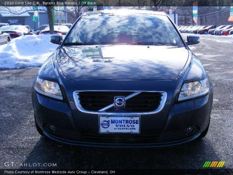 Barents Blue Metallic / Off Black 2010 Volvo S40 2.4i