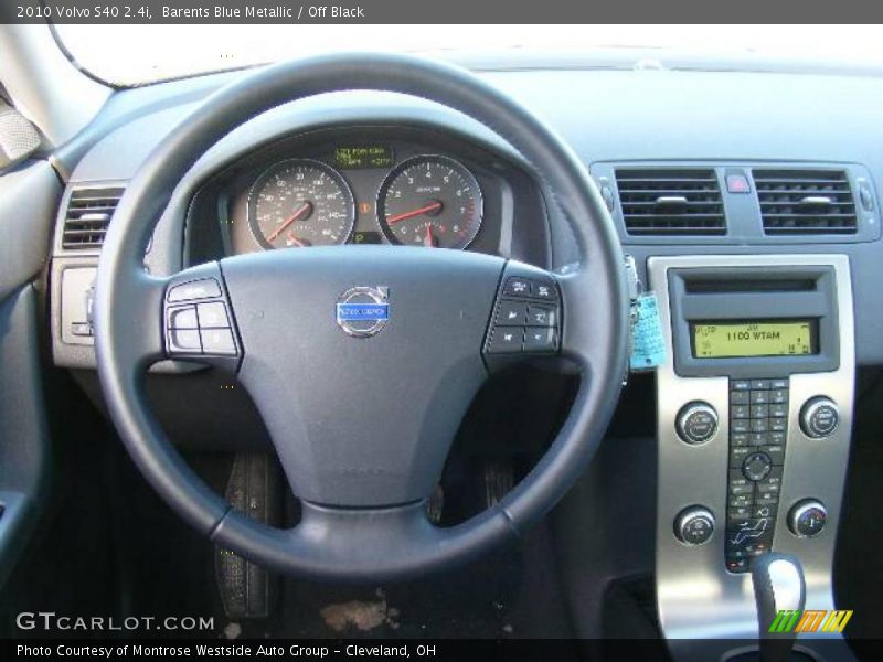 Barents Blue Metallic / Off Black 2010 Volvo S40 2.4i