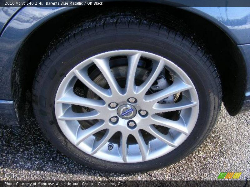 Barents Blue Metallic / Off Black 2010 Volvo S40 2.4i