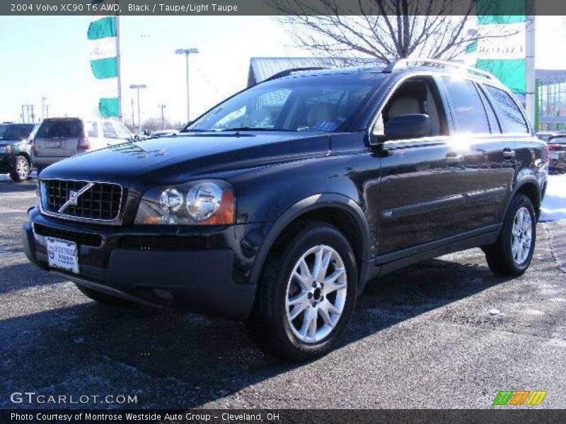 Black / Taupe/Light Taupe 2004 Volvo XC90 T6 AWD