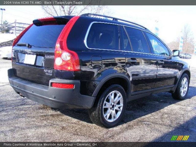Black / Taupe/Light Taupe 2004 Volvo XC90 T6 AWD