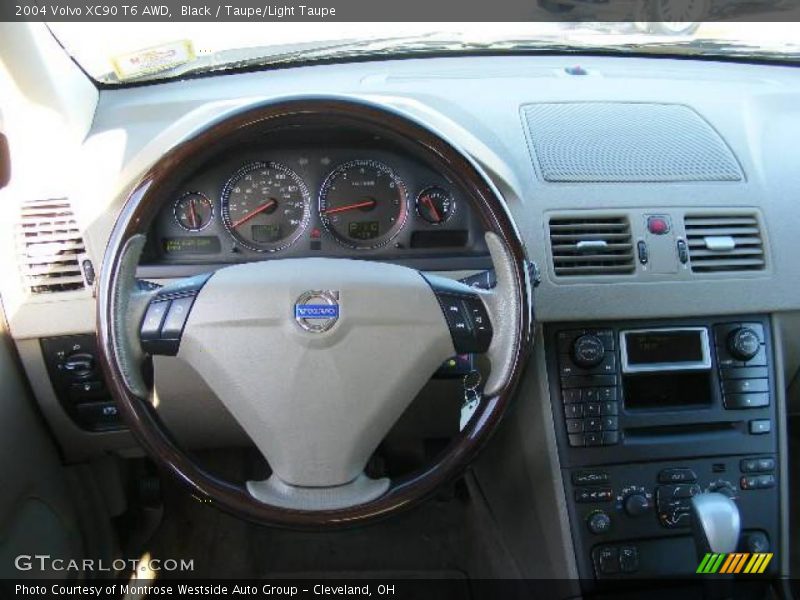 Black / Taupe/Light Taupe 2004 Volvo XC90 T6 AWD