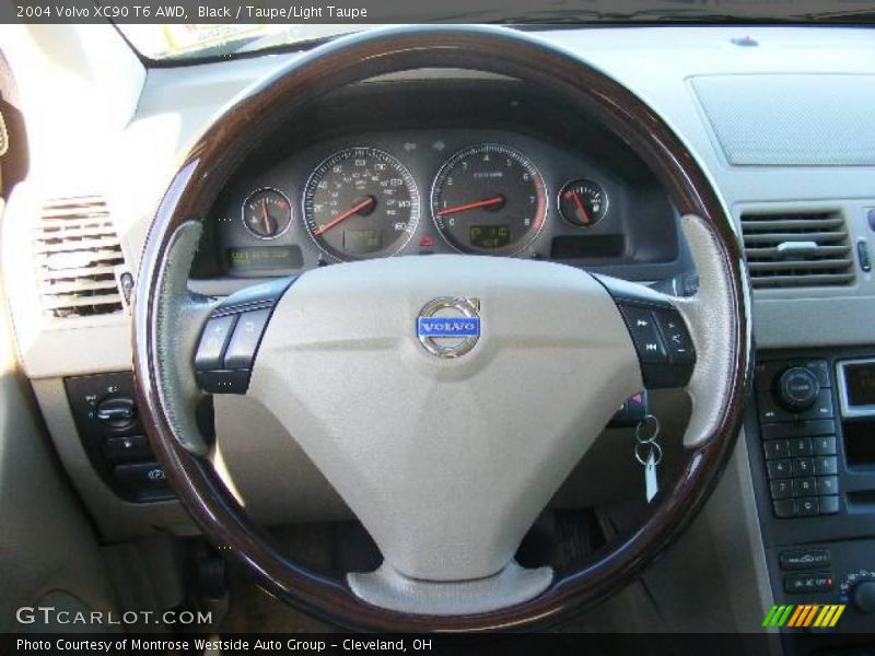 Black / Taupe/Light Taupe 2004 Volvo XC90 T6 AWD