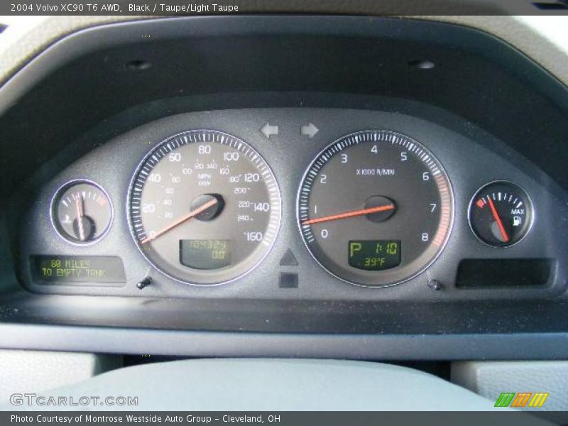 Black / Taupe/Light Taupe 2004 Volvo XC90 T6 AWD