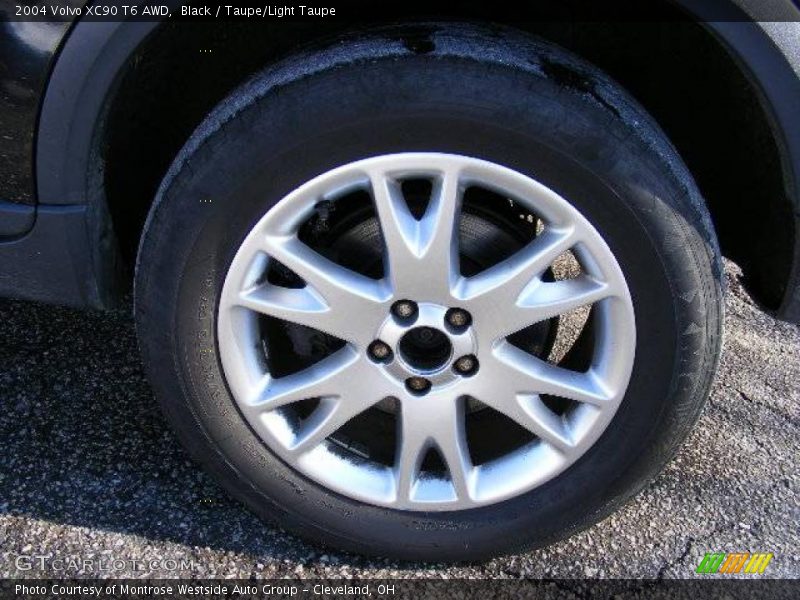 Black / Taupe/Light Taupe 2004 Volvo XC90 T6 AWD