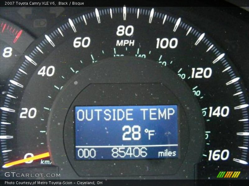 Black / Bisque 2007 Toyota Camry XLE V6