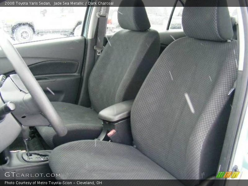 Jade Sea Metallic / Dark Charcoal 2008 Toyota Yaris Sedan