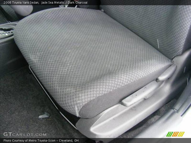 Jade Sea Metallic / Dark Charcoal 2008 Toyota Yaris Sedan
