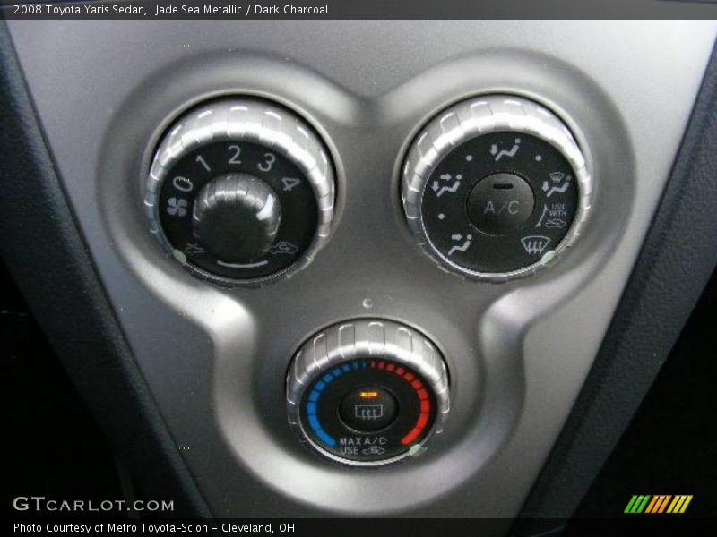 Jade Sea Metallic / Dark Charcoal 2008 Toyota Yaris Sedan