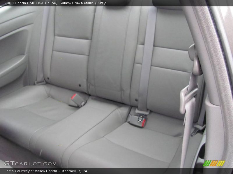 Galaxy Gray Metallic / Gray 2008 Honda Civic EX-L Coupe