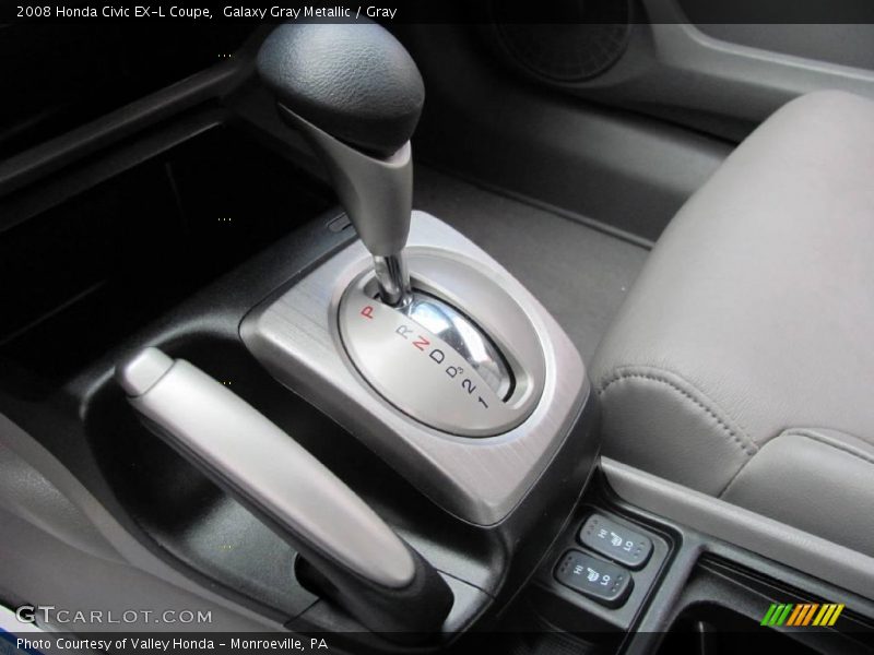 Galaxy Gray Metallic / Gray 2008 Honda Civic EX-L Coupe