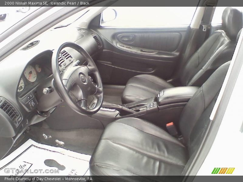 Icelandic Pearl / Black 2000 Nissan Maxima SE