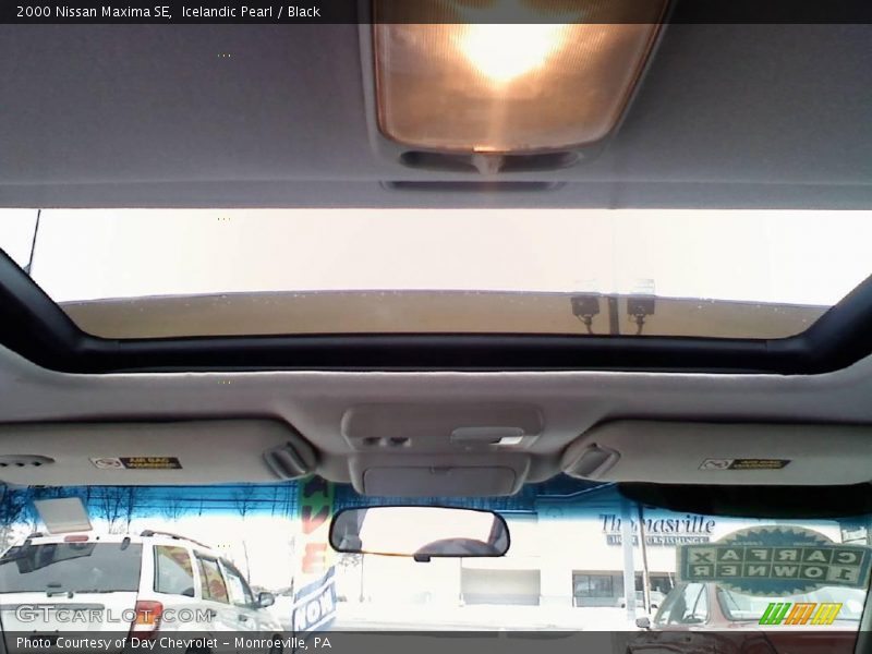 Icelandic Pearl / Black 2000 Nissan Maxima SE