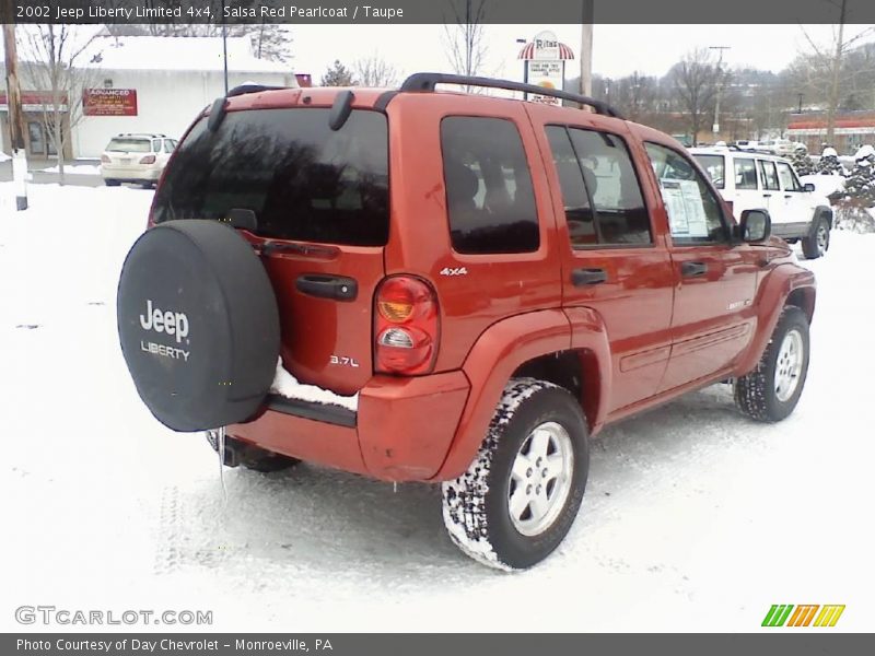 Salsa Red Pearlcoat / Taupe 2002 Jeep Liberty Limited 4x4