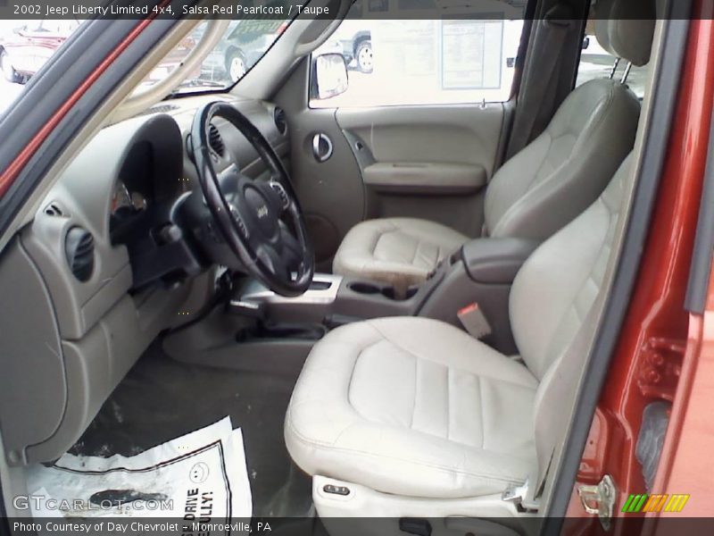 Salsa Red Pearlcoat / Taupe 2002 Jeep Liberty Limited 4x4