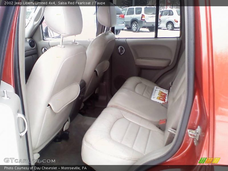 Salsa Red Pearlcoat / Taupe 2002 Jeep Liberty Limited 4x4