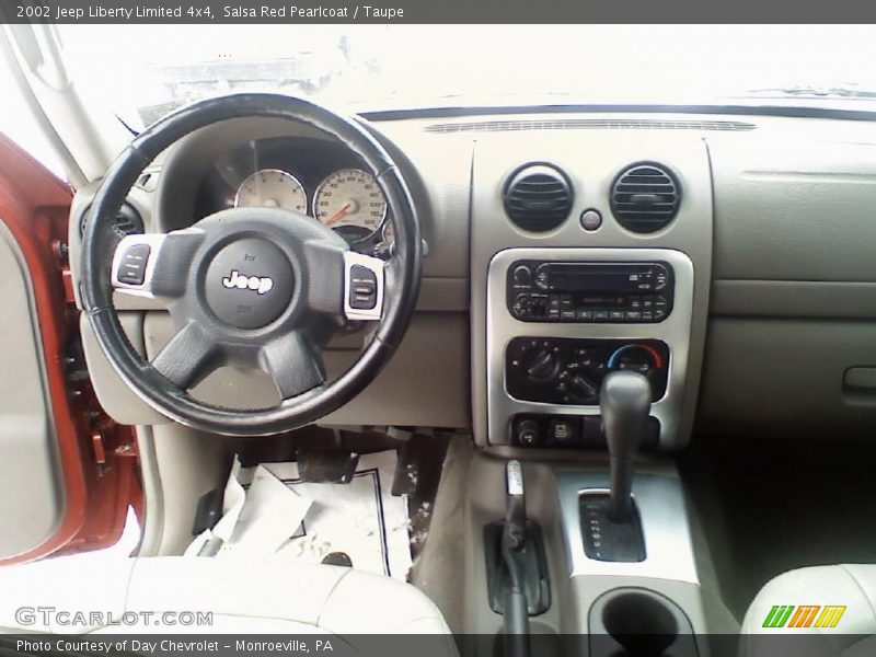 Salsa Red Pearlcoat / Taupe 2002 Jeep Liberty Limited 4x4