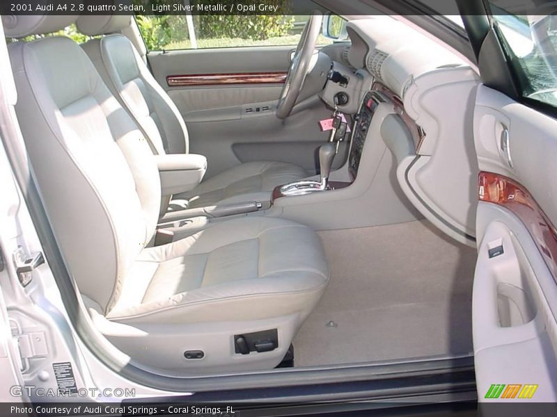 Light Silver Metallic / Opal Grey 2001 Audi A4 2.8 quattro Sedan