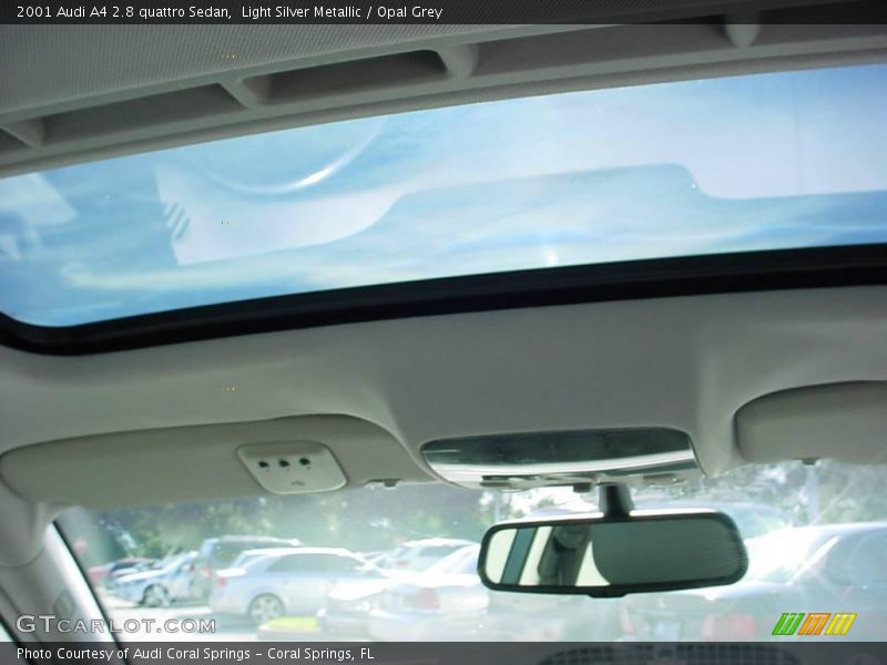 Light Silver Metallic / Opal Grey 2001 Audi A4 2.8 quattro Sedan
