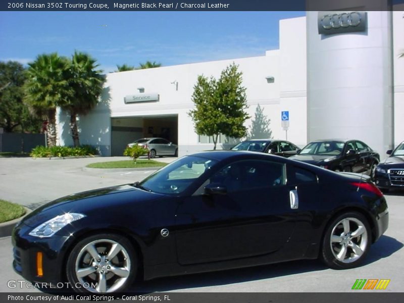 Magnetic Black Pearl / Charcoal Leather 2006 Nissan 350Z Touring Coupe