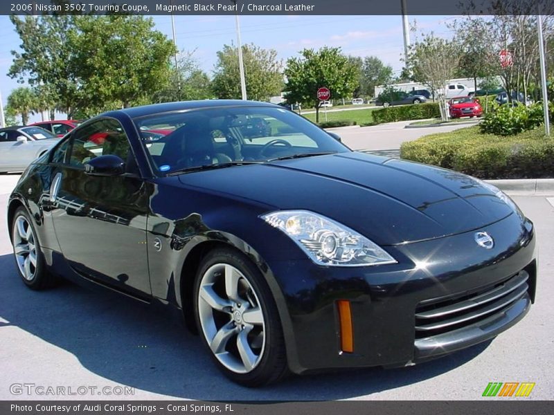 Magnetic Black Pearl / Charcoal Leather 2006 Nissan 350Z Touring Coupe