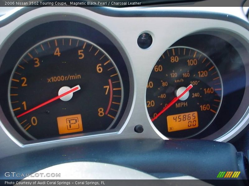 Magnetic Black Pearl / Charcoal Leather 2006 Nissan 350Z Touring Coupe