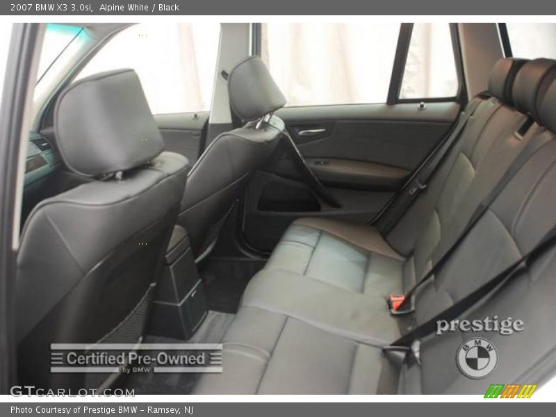 Alpine White / Black 2007 BMW X3 3.0si