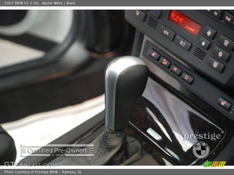 Alpine White / Black 2007 BMW X3 3.0si