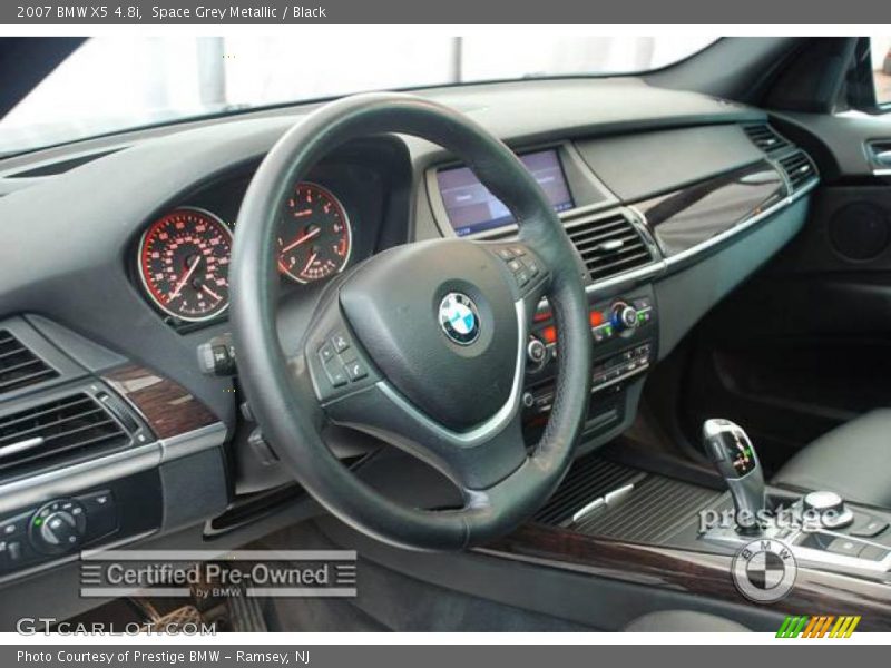 Space Grey Metallic / Black 2007 BMW X5 4.8i