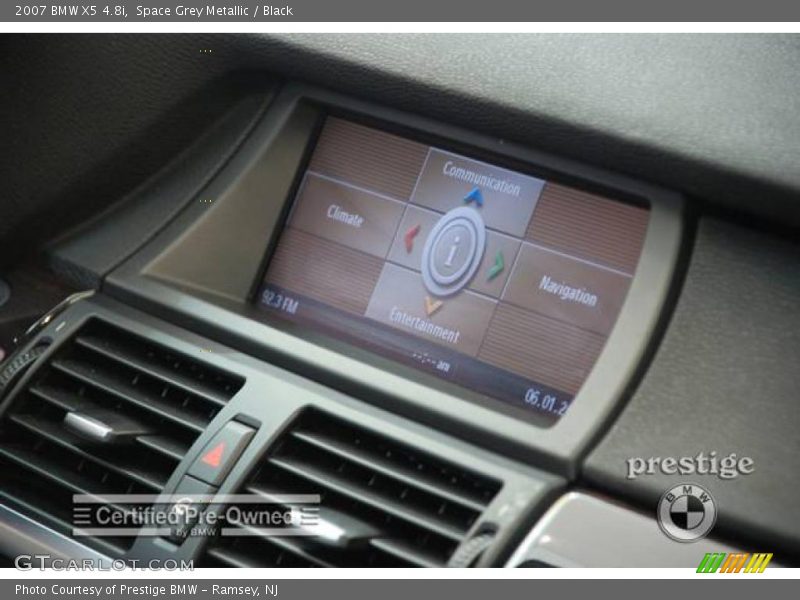 Space Grey Metallic / Black 2007 BMW X5 4.8i