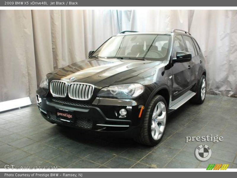 Jet Black / Black 2009 BMW X5 xDrive48i