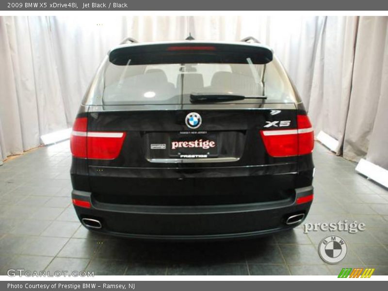 Jet Black / Black 2009 BMW X5 xDrive48i