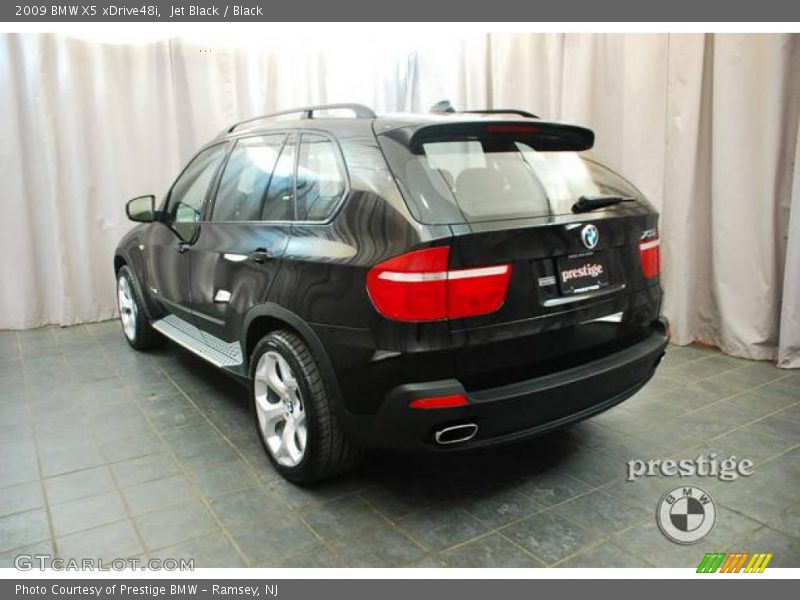 Jet Black / Black 2009 BMW X5 xDrive48i