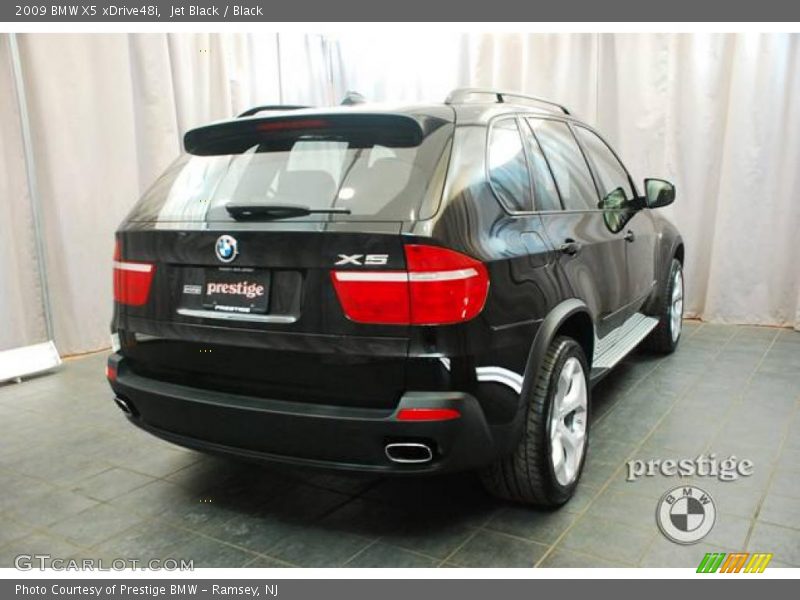 Jet Black / Black 2009 BMW X5 xDrive48i