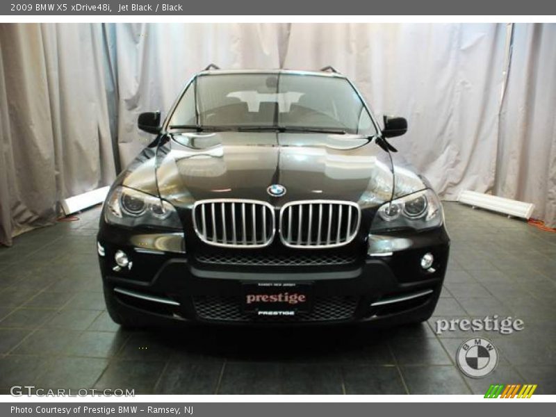 Jet Black / Black 2009 BMW X5 xDrive48i