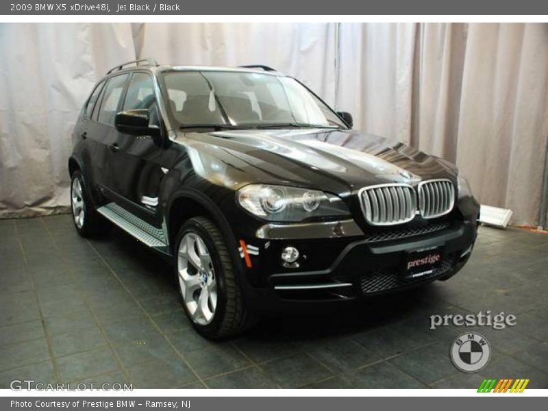Jet Black / Black 2009 BMW X5 xDrive48i