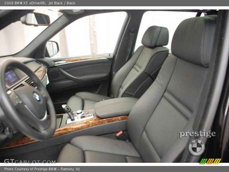 Jet Black / Black 2009 BMW X5 xDrive48i