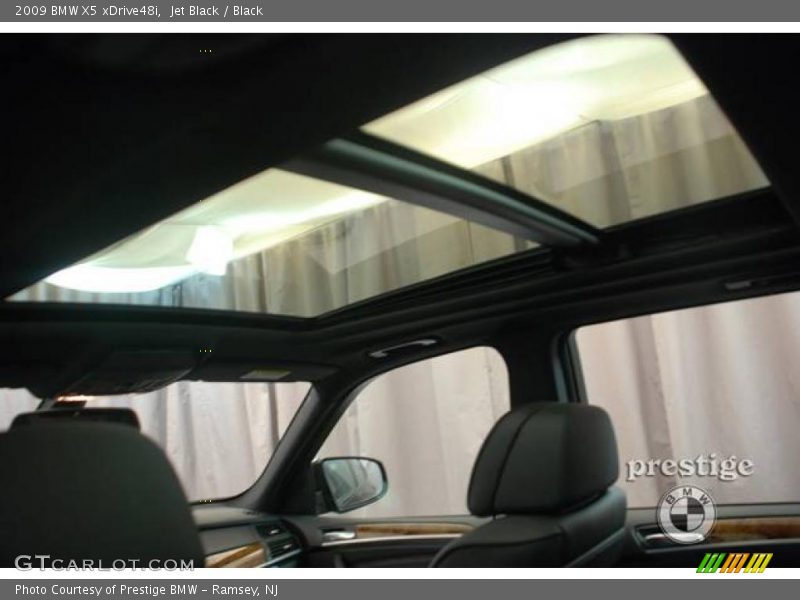 Jet Black / Black 2009 BMW X5 xDrive48i
